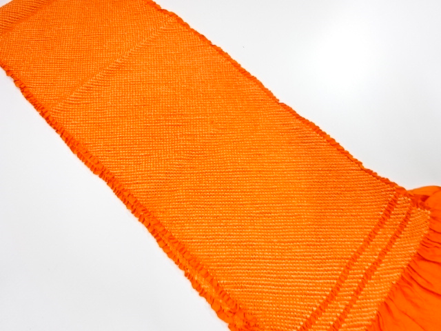 正絹　振袖用　絞り　帯揚げ